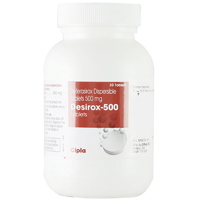 Desirox 500 Tablet    Deferasirox 500mg