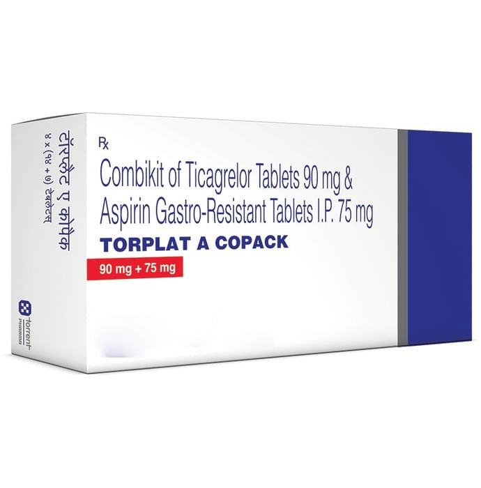 Torplat A Copack    Ticagrelor 90mg + Aspirin 75mg