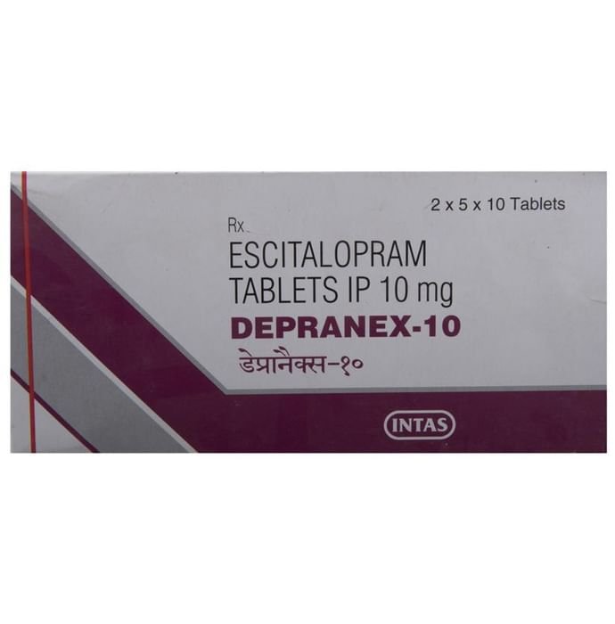 Depranex 10 Tablet    Escitalopram Oxalate 10mg