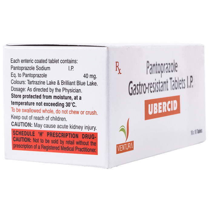 Ubercid Tablet    Pantoprazole 40mg