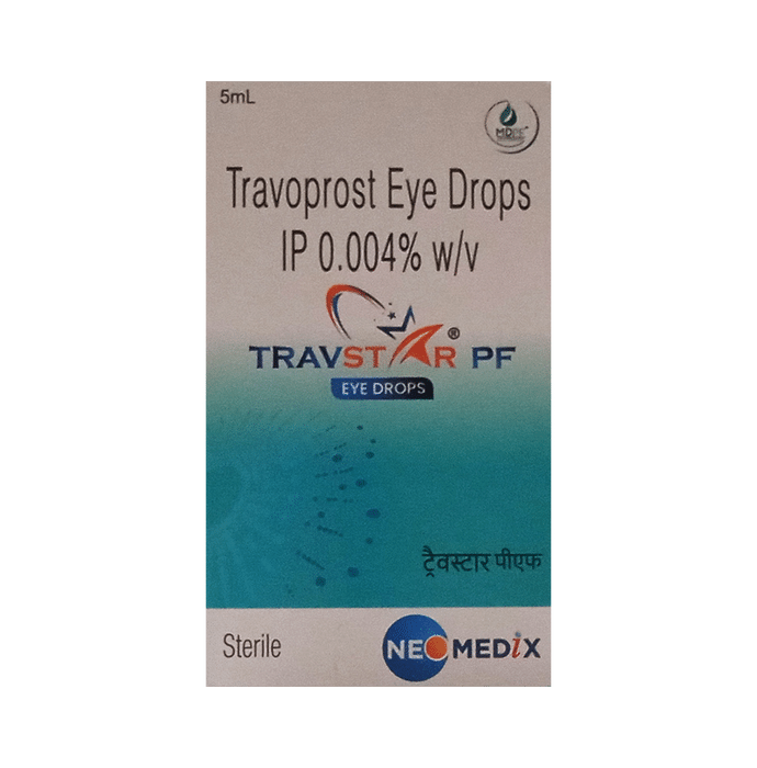 Travstar PF Eye Drop    Travoprost 0.004% w/v