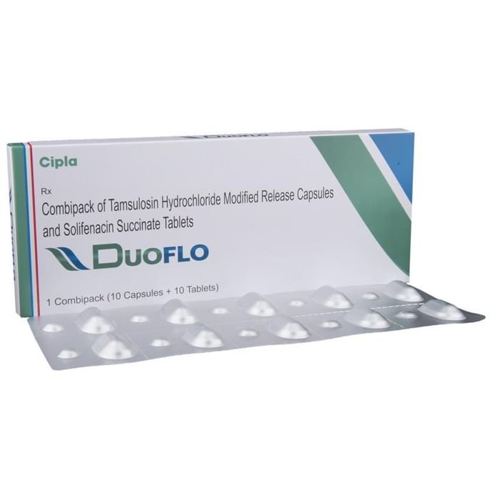 Duoflo Combipack    Tamsulosin 400mcg + Solifenacin 5mg