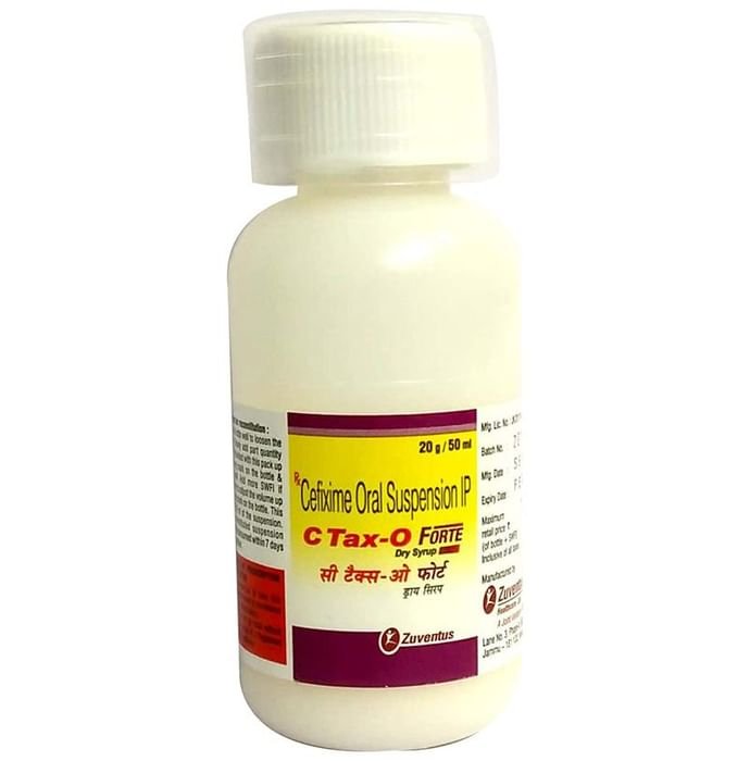 C Tax-O Forte Dry Syrup    Cefixime 100mg/5ml