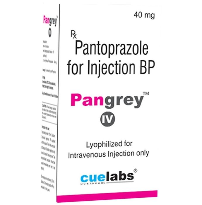 Pangrey IV Injection    Pantoprazole 40mg