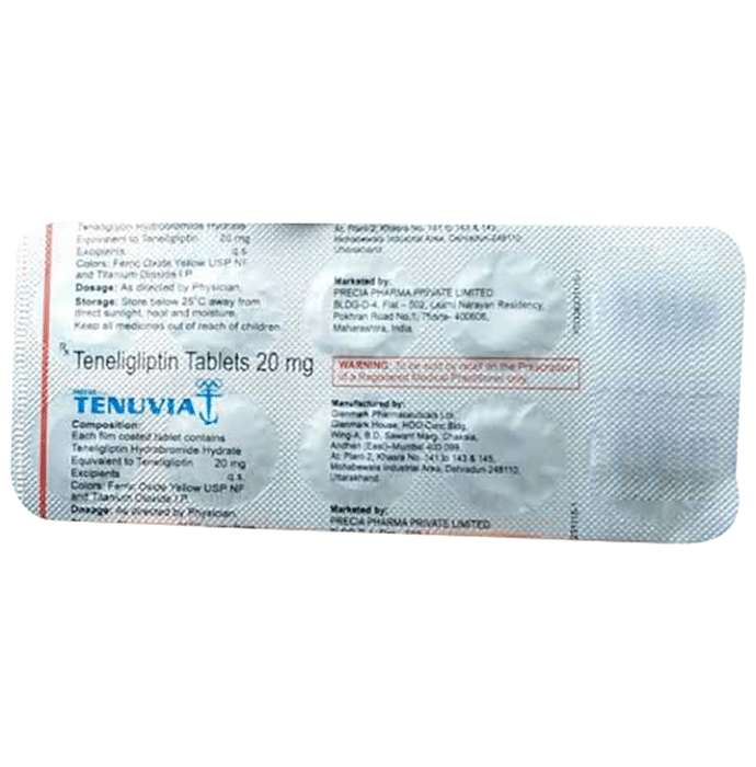 Tenuvia Tablet    Teneligliptin 20mg