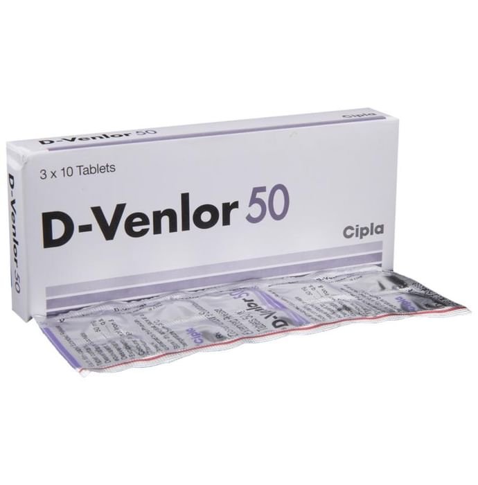 D-Venlor 50 Tablet    Desvenlafaxine 50mg