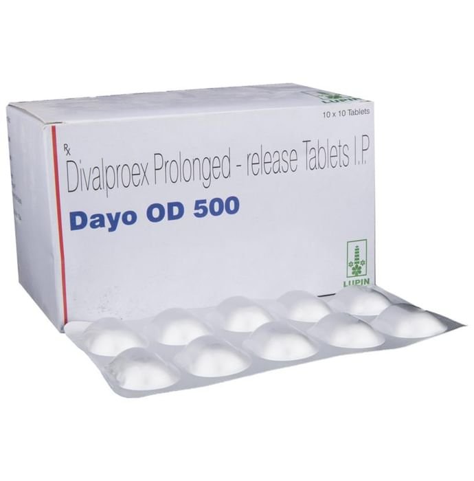 Dayo OD 500 Tablet PR    Divalproex 500mg