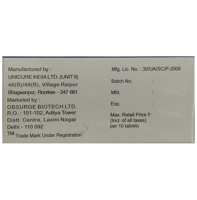 DUB 10 Tablet CR    Norethisterone 10mg