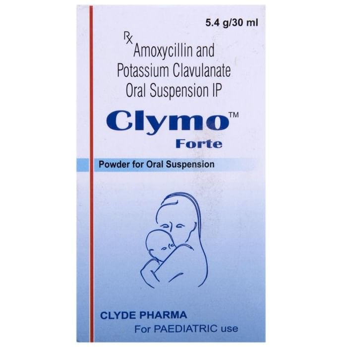 Clymo Forte Powder for Oral Suspension    Amoxycillin 400mg/5ml + Clavulanic Acid 57mg/5ml