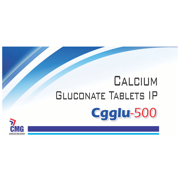 Cgglu 500 Tablet    Calcium Gluconate 500mg