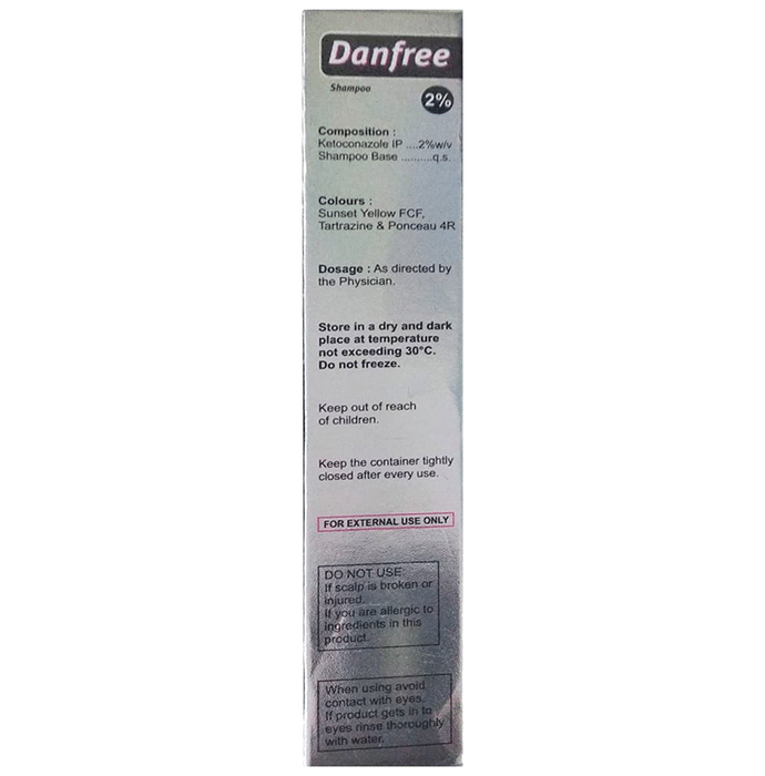 Danfree 2% Shampoo    Ketoconazole 2% w/v