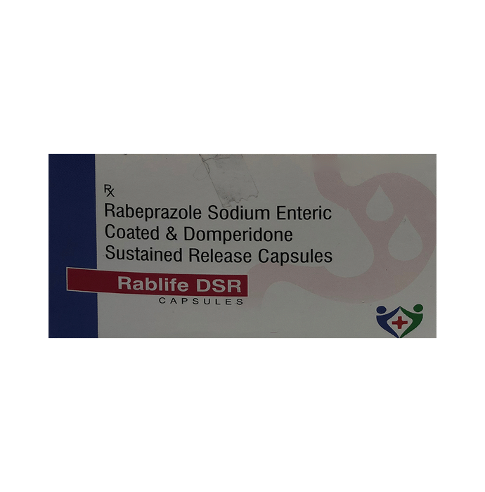 Rablife DSR Capsule    Domperidone 30mg + Rabeprazole 20mg