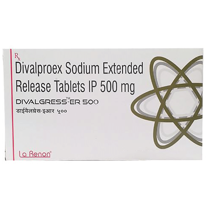 Divalgress ER 500 Tablet    Divalproex 500mg