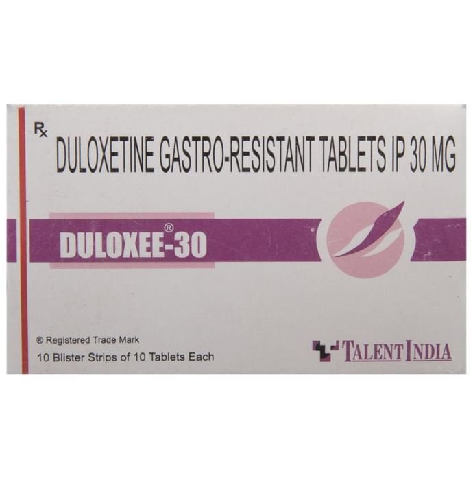 Duloxee 30 Tablet    Duloxetine 30mg