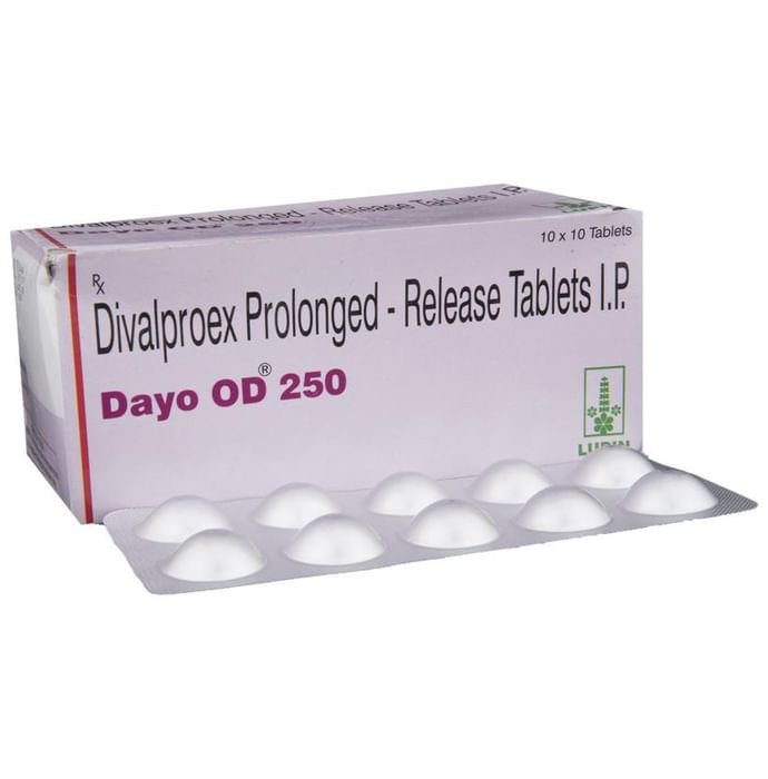 Dayo OD 250 Tablet PR    Divalproex 250mg