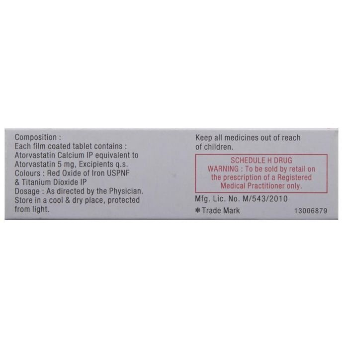 TG-Tor 5 Tablet    Atorvastatin 5mg