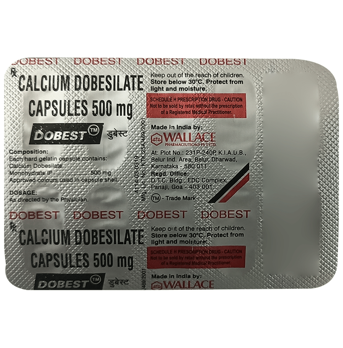 Dobest Capsule    Calcium Dobesilate 500mg