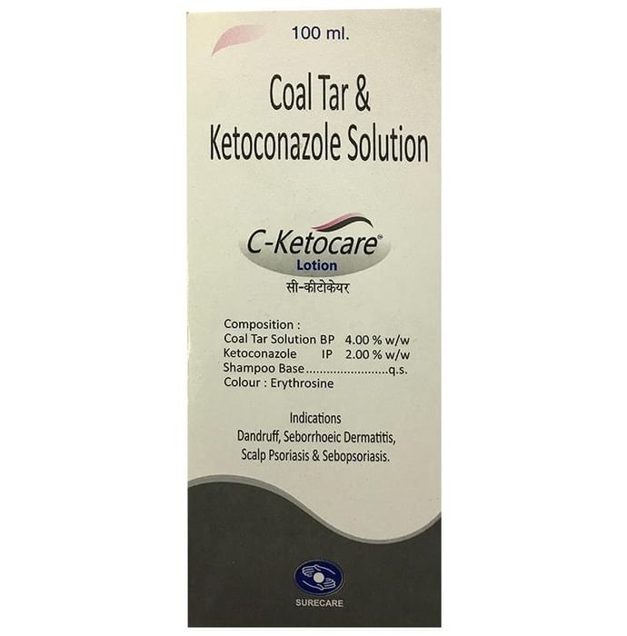 C-Ketocare Lotion    Ketoconazole 2% w/v + Coal Tar 4% w/v