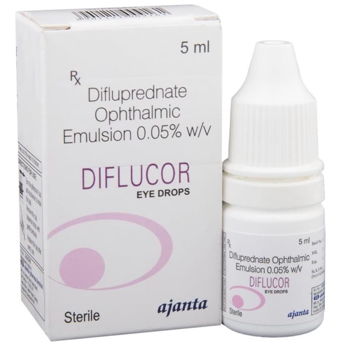 Diflucor Eye Drops    Difluprednate 0.05% w/v