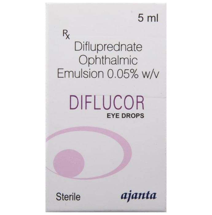 Diflucor Eye Drops    Difluprednate 0.05% w/v