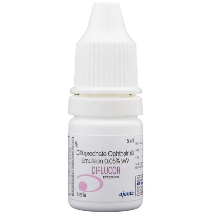 Diflucor Eye Drops    Difluprednate 0.05% w/v
