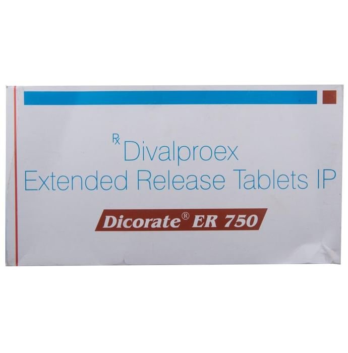 Dicorate ER 750 Tablet    Divalproex 750mg