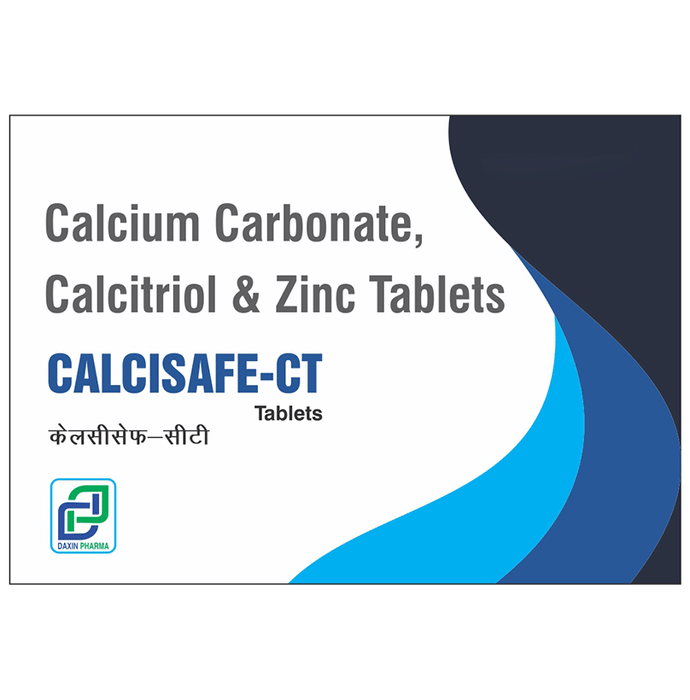 Calcisafe-CT Tablet    Calcitriol 0.25mcg + Calcium Carbonate 1250mg + Zinc Sulfate 7.5mg