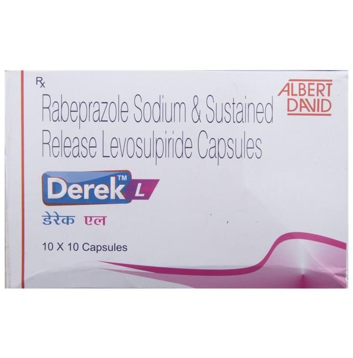 Derek L Capsule SR    Levosulpiride 75mg + Rabeprazole 20mg