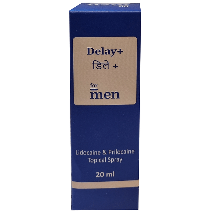 Delay Plus Spray    Lidocaine 7.5% w/w + Prilocaine 2.5% w/w