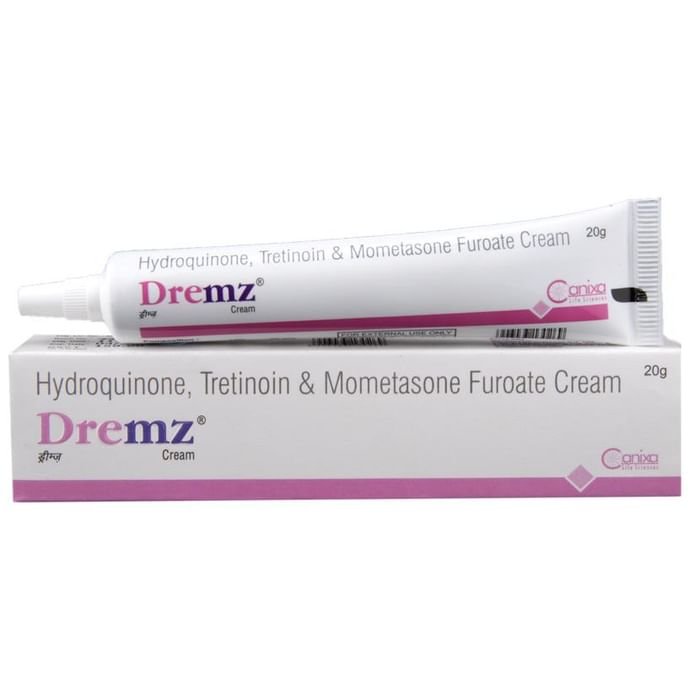 Dremz Cream    Hydroquinone 4% w/w + Mometasone 0.1% w/w + Tretinoin 0.025% w/w