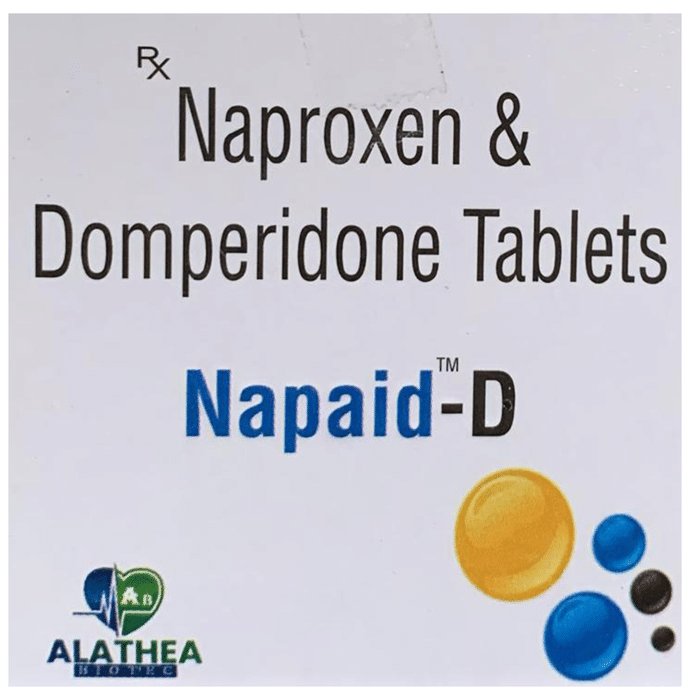 Napaid-D Tablet    Naproxen 500mg + Domperidone 10mg