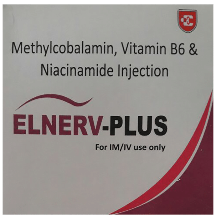 Elnerv-Plus Injection    Methylcobalamin 1000mcg + Vitamin B6 Pyridoxine 100mg + Niacinamide 100mg