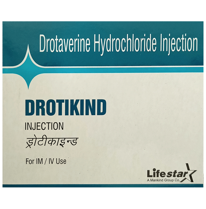 Drotikind Injection    Drotaverine 40mg