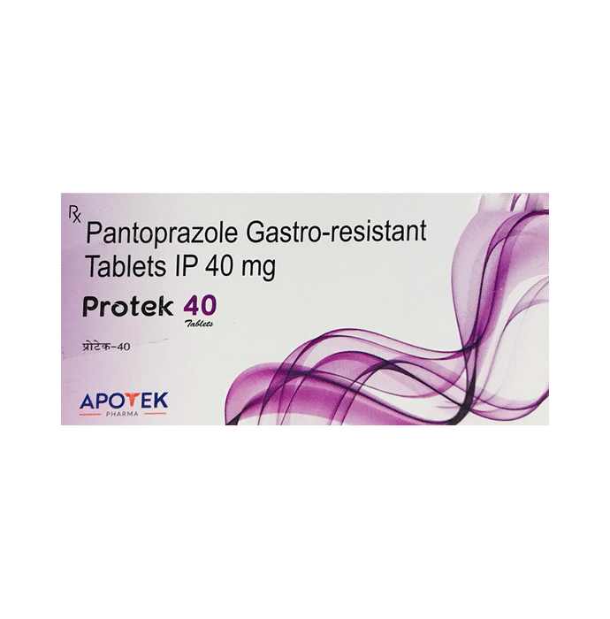 Protek 40 Tablet    Pantoprazole 40mg