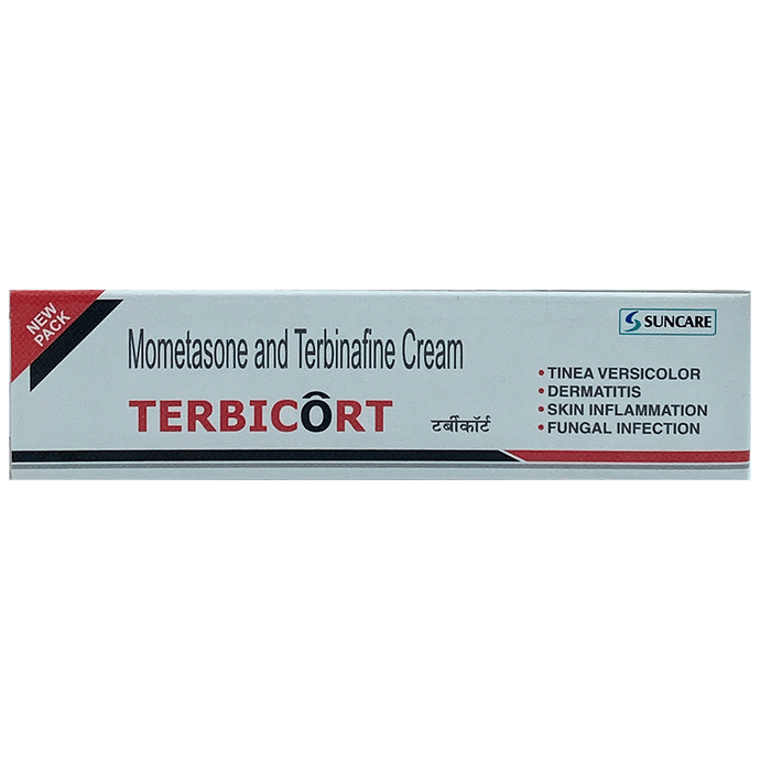 Terbicort Cream    Mometasone 0.1% w/w + Terbinafine 1% w/w