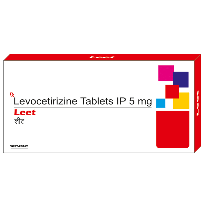 Leet Tablet    Levocetirizine 5mg