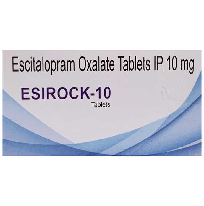 Esirock 10 Tablet    Escitalopram Oxalate 10mg