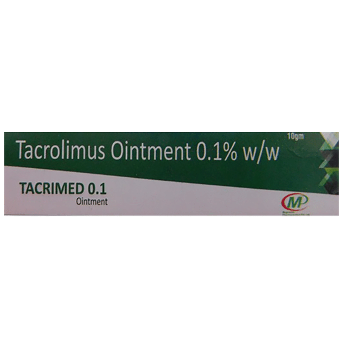 Tacrimed 0.1 Ointment    Tacrolimus 0.1% w/w