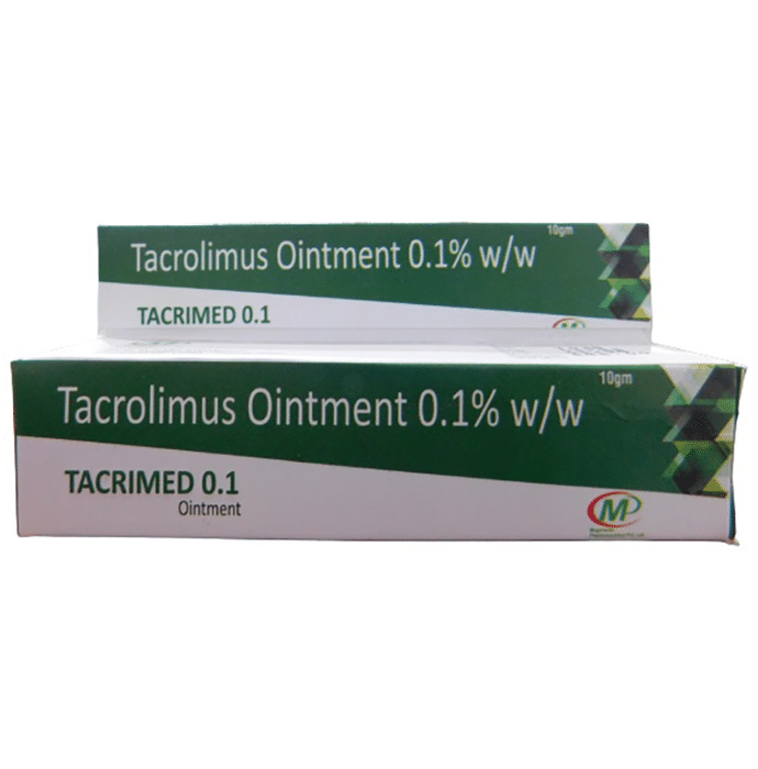 Tacrimed 0.1 Ointment    Tacrolimus 0.1% w/w