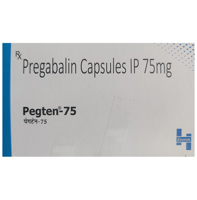 Pegten 75 Tablet SR    Pregabalin 75mg