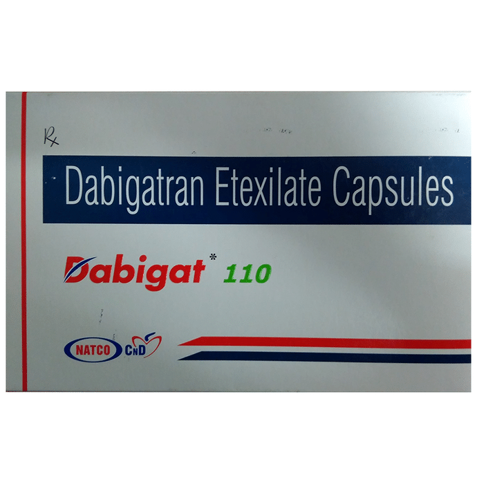 Dabigat 110 Capsule    Dabigatran Etexilate 110mg