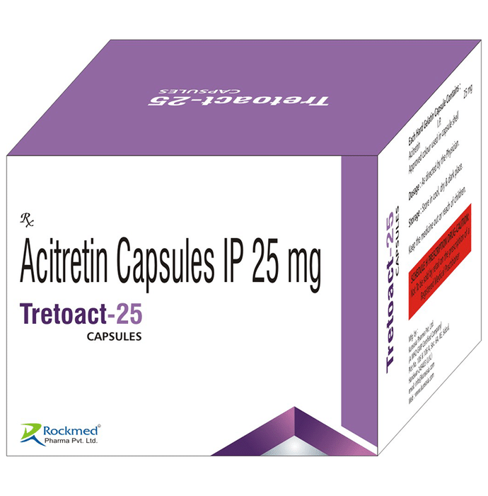 Tretoact 25 Capsule    Acitretin 25mg