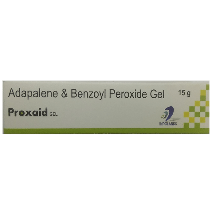 Proxaid Gel    Adapalene 0.1% w/w + Benzoyl Peroxide 2.5% w/w