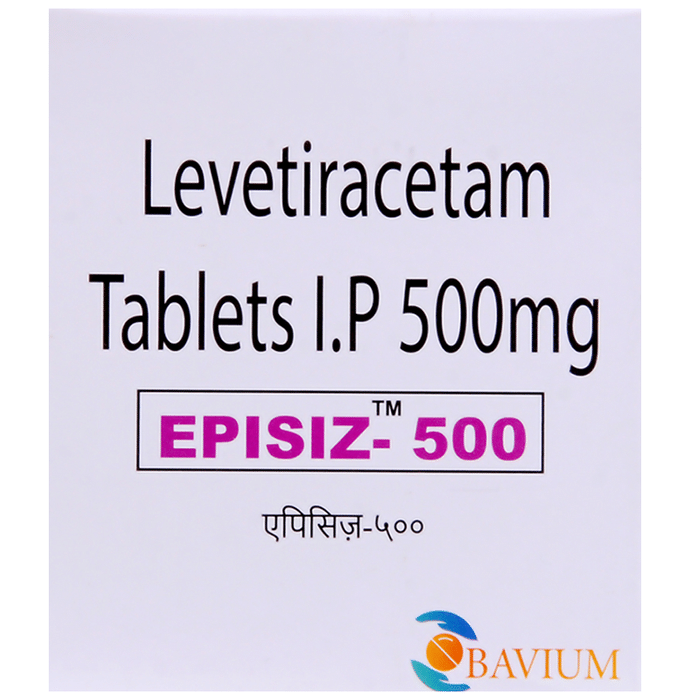 Episiz 500 Tablet    Levetiracetam 500mg