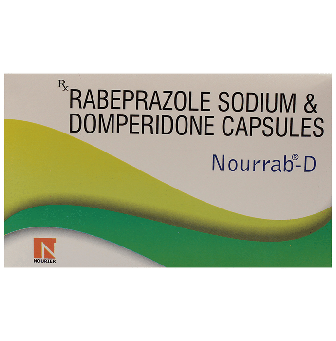 Nourrab-D Capsule SR    Domperidone 30mg + Rabeprazole 20mg