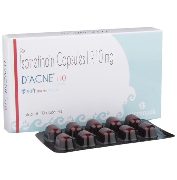 D Acne I 10 Capsule    Isotretinoin 10mg
