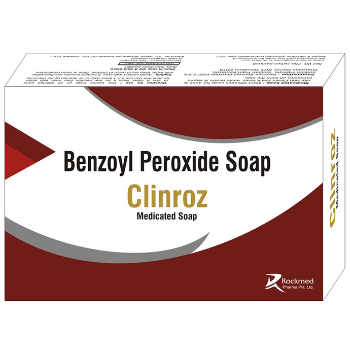 Clinroz Medicated Soap    Benzoyl Peroxide 2.5% w/w