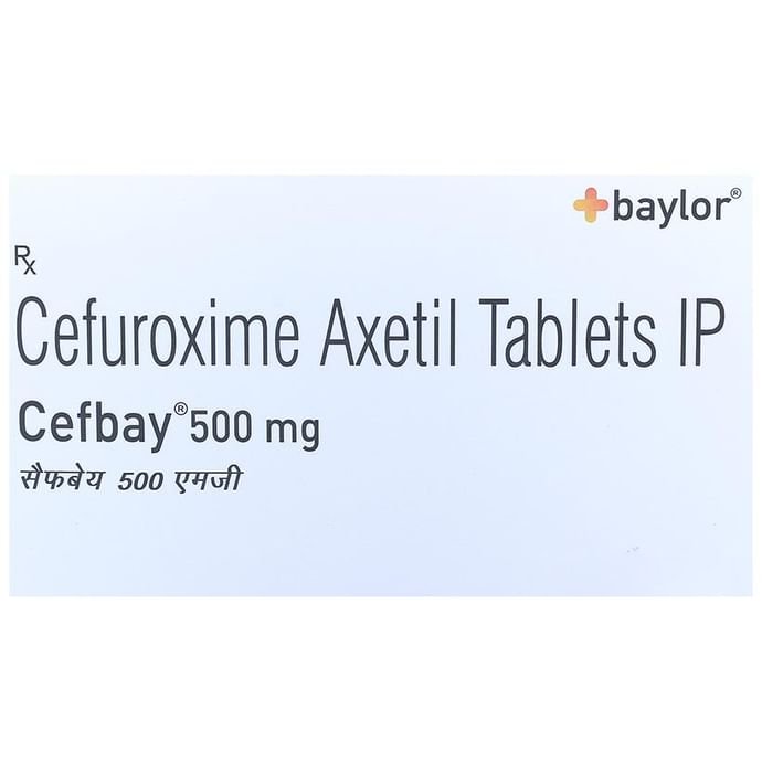 Cefbay 500mg Tablet    Cefuroxime 500mg