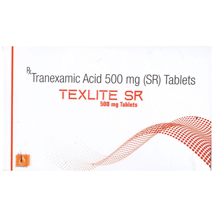 Texlite SR 500mg Tablet    Tranexamic Acid 500mg