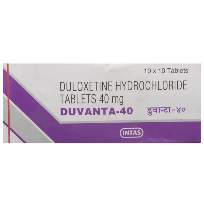 Duvanta 40 Tablet    Duloxetine 40mg